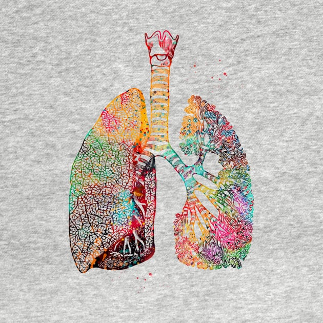 Lungs Art by erzebeth